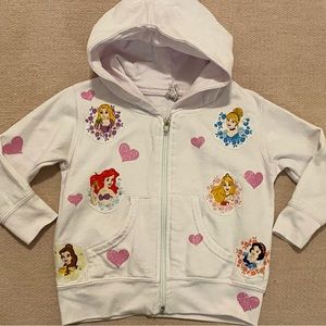 *RARE* Tee-Hee Girls Disney Princess Sweatshirt - Size 2